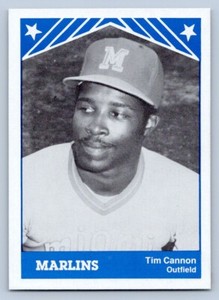 Tim Cannon 1983 TCMA Miami Marlins