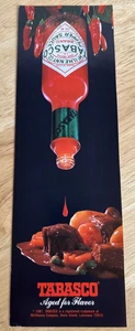 Vintage 1981 Tabasco Hot Sauce Original Print Ad 10x3” - Picture 1 of 7