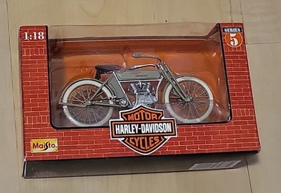 Harley Davidson Maisto 1909 Twin 5D V-Twin 1:18 Die Cast Series 5 #31360 Nuevo en caja Foto 1 de 4