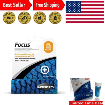5 Grams Focus Fish Medication - Enhances Health for Freshwater & Marine Life - Image 1 of 3