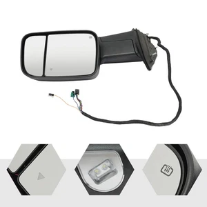 Towing Mirror Right Passenger Side Rearview Mirror For 2019-2021 Ram 2500 3500 - Picture 1 of 18