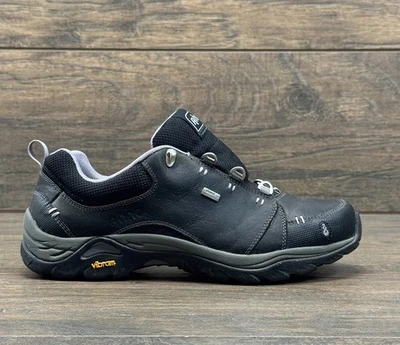 Ahnu Zapatos Mujer 9 Montara II eVent Cuero Negro Senderismo Exterior Impermeables-VER Foto 1 de 4