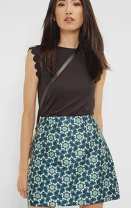 Ted Baker Kaleidoscope Swallow A Line Skirt Size 6 New - Picture 1 of 9