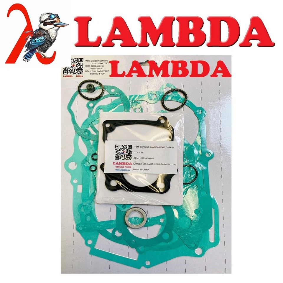 Full Gasket Set for Honda CT110 / CT 110 / CT110X / CT 110 1980-2013 - image 1 of 1