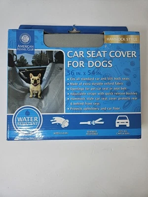 American Kennel Club Hammock Style Pet Car Seat Cover for Back Seats - 56 x 5... - Image 1 of 4