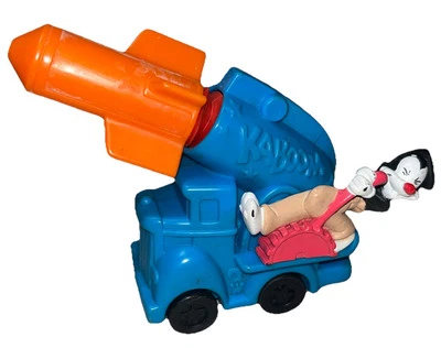 Vehículo cohete de juguete Warner Bros Tiny Toon KABOOM Yakko y Wakko 1994 vintage años 90 Foto 1 de 2