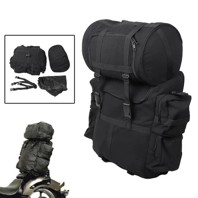 Sissy T Bar Travel Luggage Bags For Harley Electra Glide Road King Sportster XL - Изображение 1 из 4