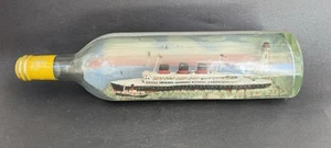 Altes Diorama Modell Abfüllung Dampfer Normandie CGT Volkskunst - Bild 1 von 15