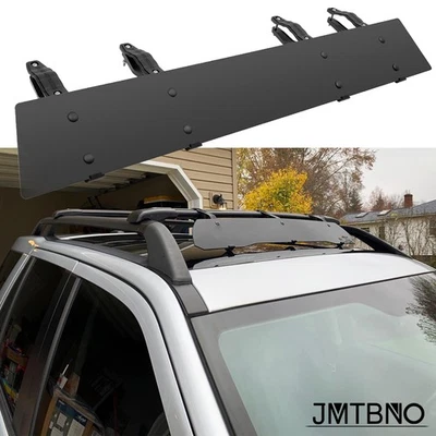 Kit deflector de aire para montaje en barra transversal para Land Rover LR2 carenado de viento techo Foto 1 de 4