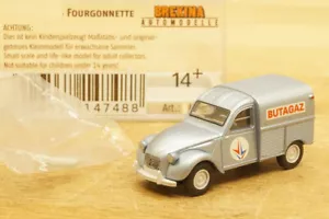 Ho 1:87 BREKINA Citroen 2 Cv Fourgonette " Butagaz " Nuovo IN Conf. Orig. Extrem - Foto 1 di 10