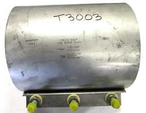 Full Circle Stainless Pipe Repair Clamp 8" (9.0-9.4 OD) x 12" Long / FORD METER - Picture 1 of 12