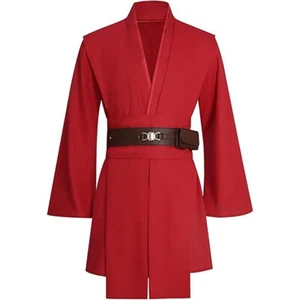 Star Wars Obi Wan Kenobi Anakin Skywalker Jacket Belt Halloween Mens Coat Tops - Picture 1 of 20