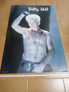 POSTER BILLY IDOL 1984 VINTAGE TOP ZUSTAND - Bild 1 von 4