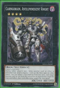 Yugioh - Cairngorgon, antilumineszierender Ritter - Karte 1. Auflage - Bild 1 von 1