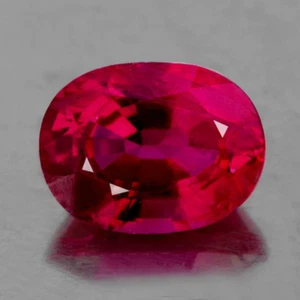 8x6 mm 1 pieces Oval Red Ruby Mozambique Natural - Picture 1 of 2