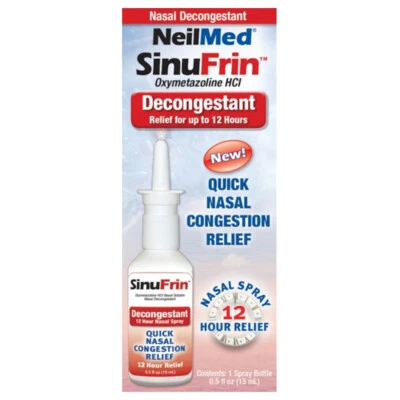 Spray descongestionante nasal Neilmed Sinufrin 15 ml 0,5 fl oz cada uno Foto 1 de 4