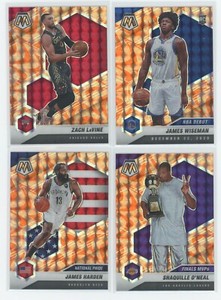 2020-21 Mosaic Basketball ORANGE REACTIVE You Pick/COMPLETE YOUR SET Buy 3 Get 1