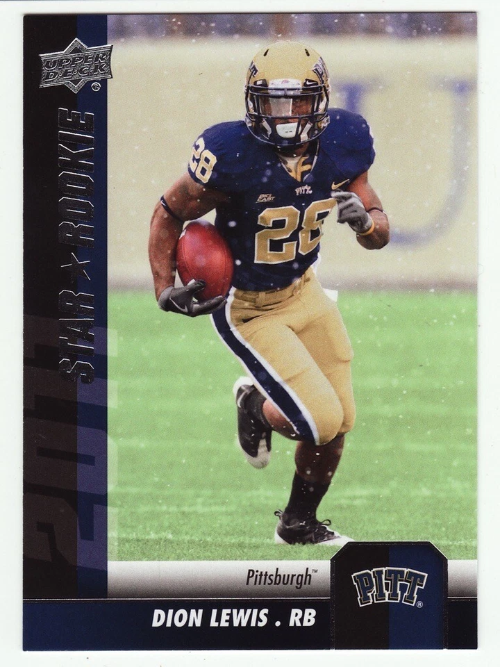 2011 Upper Deck Star Rookie RC Dion Lewis #184 Pittsburgh Panthers - Image 1 of 1