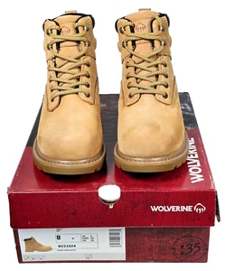 Wolverine Floorhand Insulated Steel-Toe 6" Women's 8W Brown Work Boots W221024 - Picture 1 of 14