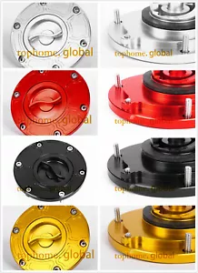 For Daytona Speed Triple Sprint Tiger Street Triple Gas Cap CNC 6 bolts - Foto 1 di 3