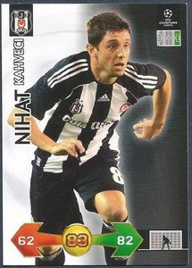 PANINI UEFA CHAMPIONS LEAGUE 2009-10 TRADING CARD-BESIKTAS-NIHAT KAHVECI