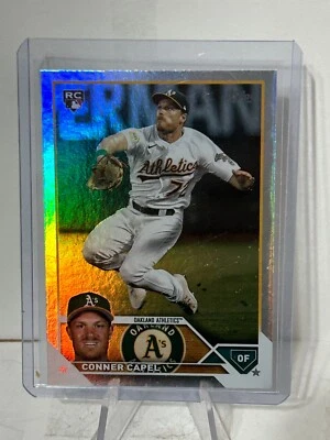 Conner Capel 2023 Topps Series Two Rookie Silver Foil Oakland Athletics - Image 1 of 2