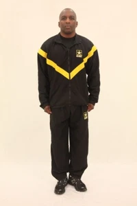 UNIFORME DE FITNESS FÍSICO DEL EJÉRCITO APFU MEDIANO REG PT CHAQUETA Y PANTALONES USADOS - Imagen 1 de 7