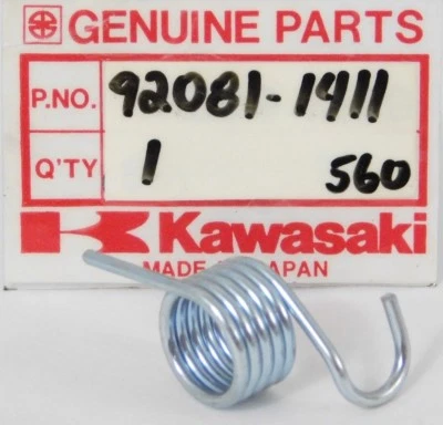 NOS Genuine KAWASAKI 81-1985 KDX250 KX125 KX250 RIGHT STEP SPRING OEM 92081-1411 - Image 1 of 3