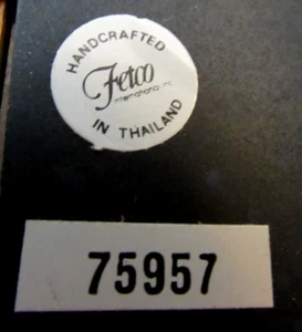 Vintage Photo Frame Fetco International Inc. Hand-Crafted  4 1/2 X 6 1/2" - Picture 1 of 6