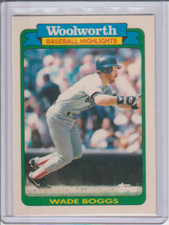 1990 Topps Woolworth Baseball Highlights Wade Boggs #8 Boston Red Sox