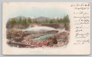 California Hydraulic Gold Mining Private Mailing Card Postcard Postmark 1903 - Picture 1 of 6