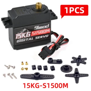 9imod S1500M 23KG Metal Gear Digital Steering Servo Motor for 1/8 1/10 RC Car - Picture 1 of 16