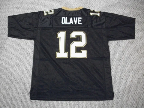 CHRIS OLAVE Unsigned New Orleans Custom Sewn New Football Jersey Sizes S-3XL Cover