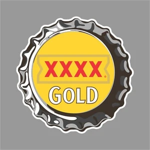 XXXX GOLD BEER STICKER FOR MANCAVE FRIDGE ESKY WELDER ETC - Picture 1 of 1