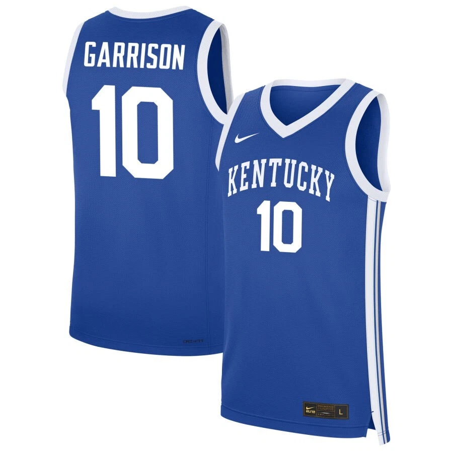 Kentucky Wildcats Brandon Garrison Nike Royal NIL Official NCAA Player Jersey - Image 1 of 1