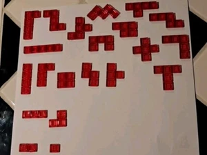 Lot Of Blokus Replacement Pieces Red 21 Pieces - Picture 1 of 5