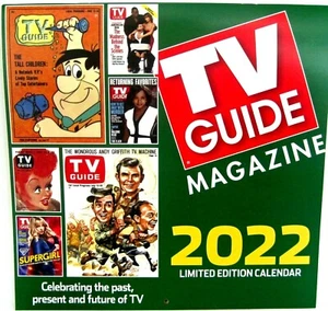 2022 TV Guide Magazin limitierte Auflage Vergangenheit Gegenwart Zukunft 12 Monate Wandkalender neu - Bild 1 von 3