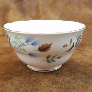 Colclough Linden Pattern Open Sugar Bowl Gold Edge England Vintage 1980s - Picture 1 of 6