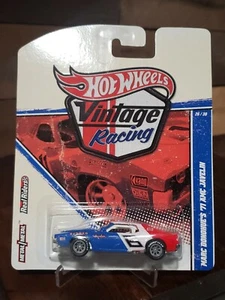 Hot Wheels Vintage Racing Marc Donohue's '71 AMC Javelin RARE LEFT FACING ERROR - Picture 1 of 6