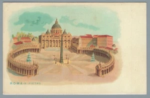 CR1440 - Cartoline Pittoriche: Roma - S.Pietro - Imagen 1 de 1