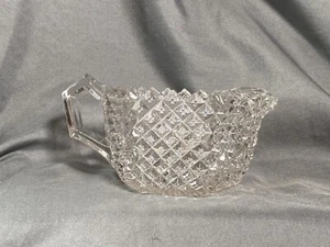 Vintage WESTMORELAND English Hobnail BON-BON Dish Hexagon Creamer - Picture 1 of 4