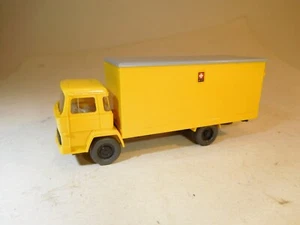++ H27 H0 Wiking 550 Magirus 100 Deutz Koffer Ladebord Suisse Post PTT Schweiz - Picture 1 of 7