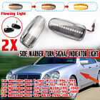 Produktbild - 2X LED Seitenblinker Blinker Für Mercedes-Benz W202 W210 W208 R129 R170 Glasklar