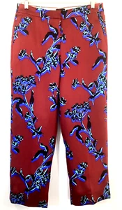 COLECCIÓN J.CREW Talla 4 Pantalones Cortos de Seda en Estampado de Flores Silvestres Vibrante Estilo E6201 - Imagen 1 de 8