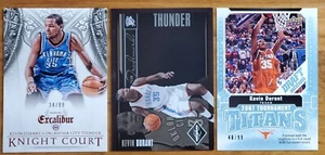 Kevin Durant NM/MINT+ (3) Ser /99 2009 UD Draft RC 2010 Limited 2014 Red Excal - Picture 1 of 2