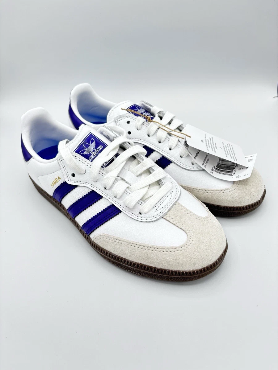adidas Samba ホワイト/ブルー 26,5 cm 4/26(水)抽選販売のお知らせ adidas SAMBA OG Cloud White | FIGURE