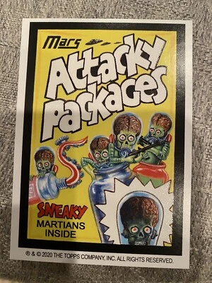 2020 Topps Mars Attacks Wacky Packages Glow in The Dark G2 Series 4 FREE SHIP! - Image 1 of 2