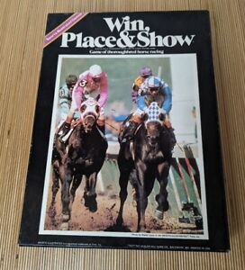 Win Place & Show 1977 Avalon Hill Horse Racing Board Game Sports Illustrated