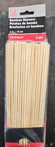 Chef Craft Bamboo BBQ Skewers 1200 Count/6 inches - Picture 1 of 4