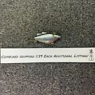 Bill Norman Tiny N-Ticer Vintage Lipless Crankbait Fishing Lure 1/8Oz - Ch Black
